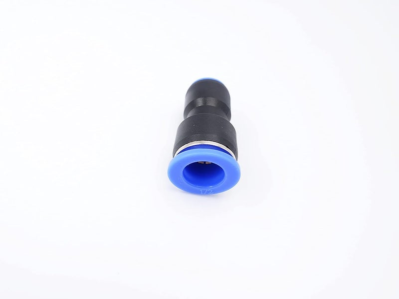 IVLPHA Push to Connect Fitting 1/2" Tube OD x 5/16" Tube OD Reducer, Pneumatic Air Water Straight Union Two Way Connector/Coupler (Pack of 5) - Image 3